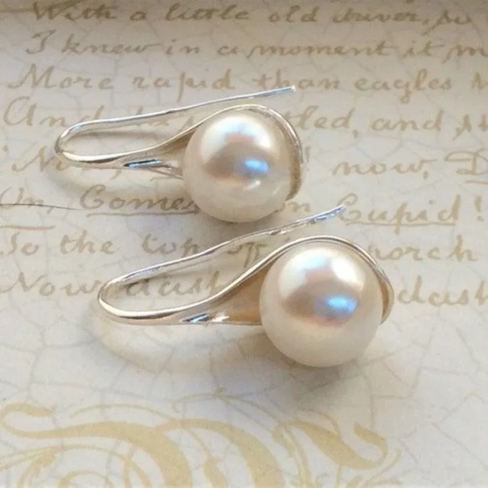 Vintage Pearl Drop Earrings