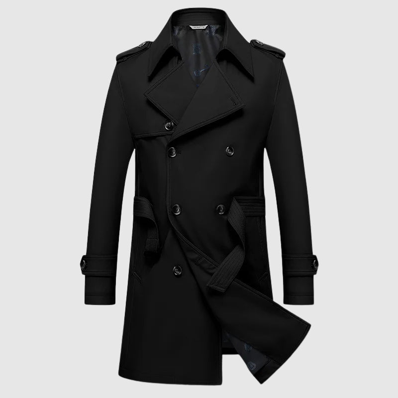 King | Men’s Timeless Double-Breasted Overcoat