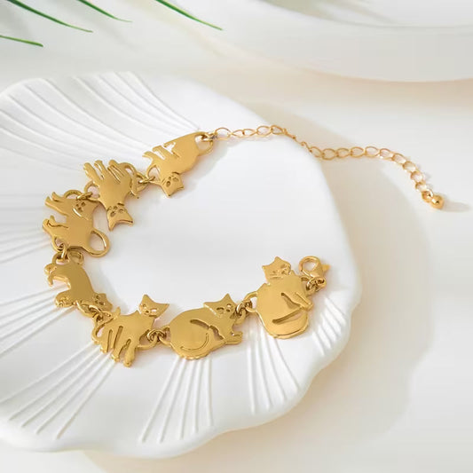 Whimsical Feline Heritage Bracelet