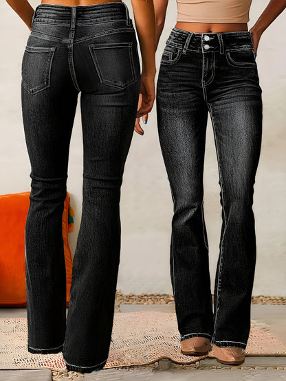 Terra High | Waisted Flared Jeans