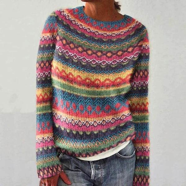Emma - Cozy Retro Knit Jumper
