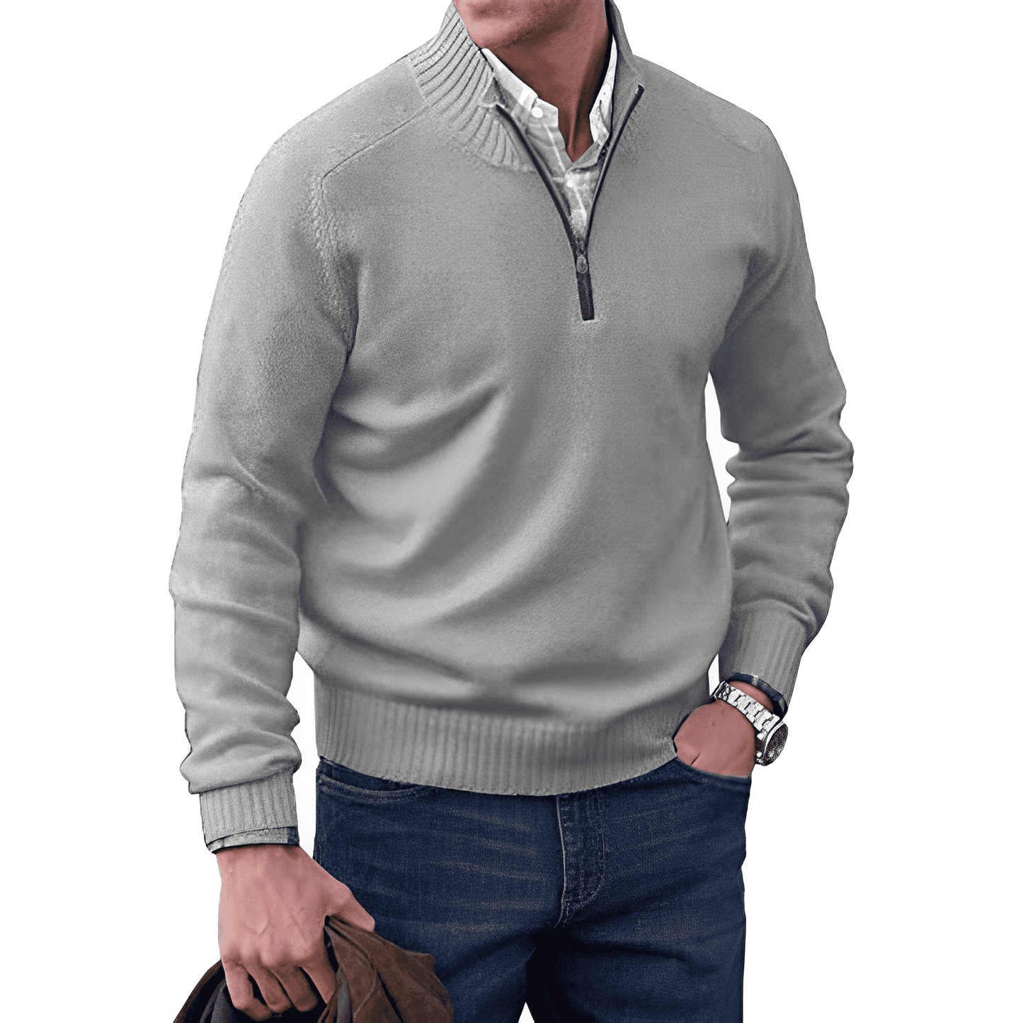 Anthony - Elegant Jumper With Zip
