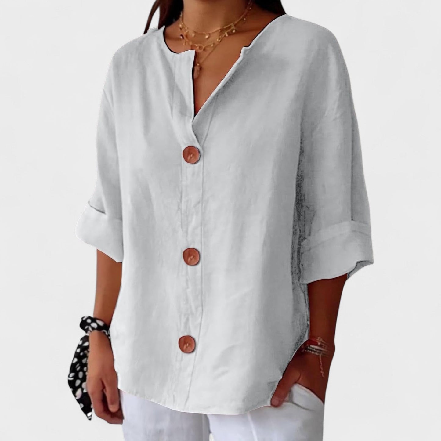 Wormen | Casual linen blouse