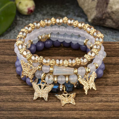 Gilded Butterfly Grace Bracelet Ensemble
