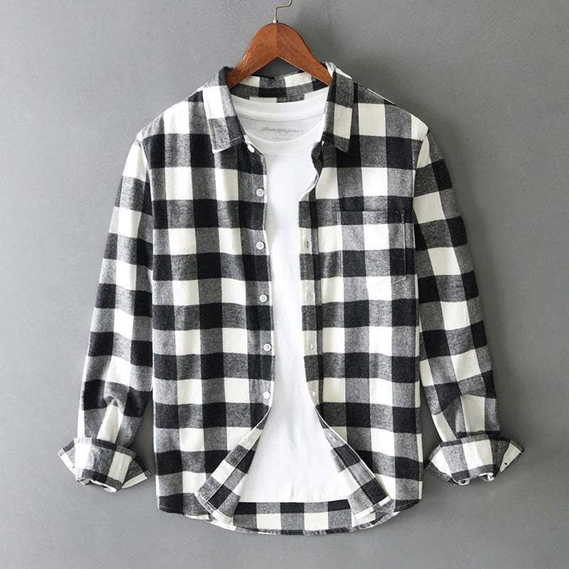 Classic Brushed Cotton Check Shirt