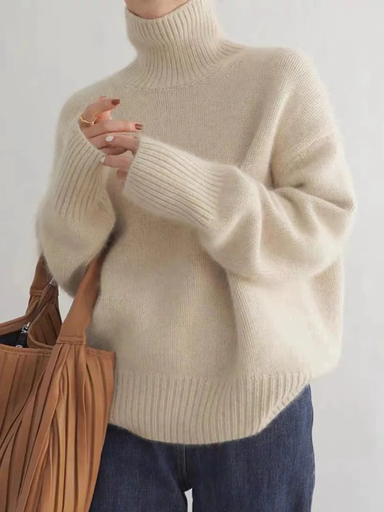 Lin - Cashmere Turtleneck Jumper