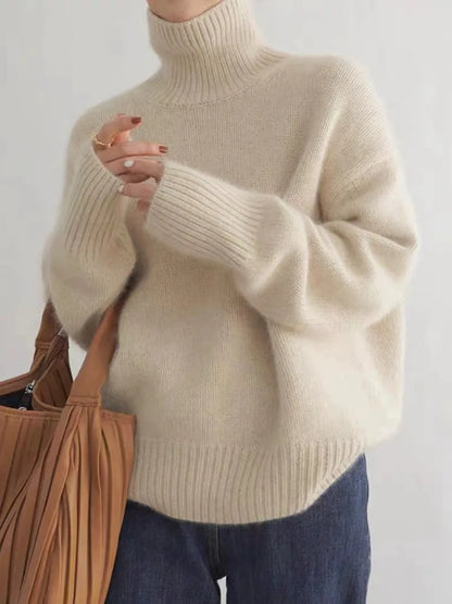 Lin - Cashmere Turtleneck Jumper