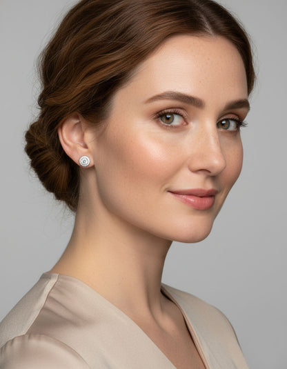 Diana | luxury simulated diamond earrings