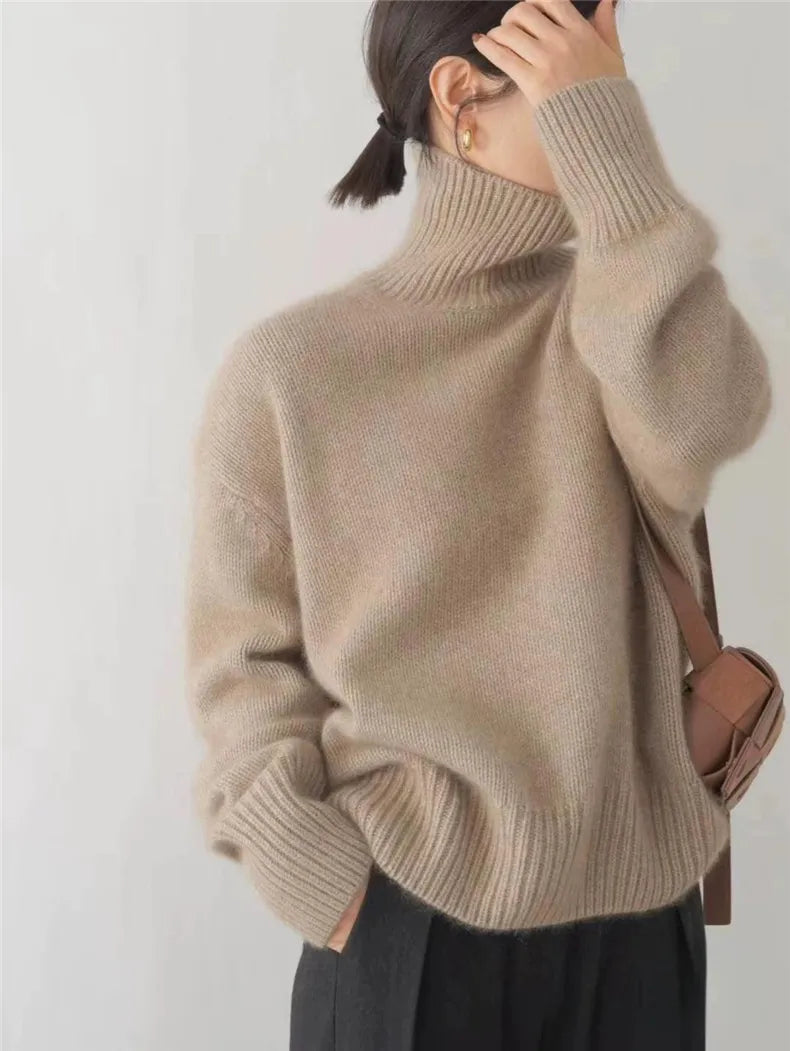 Lin - Cashmere Turtleneck Jumper