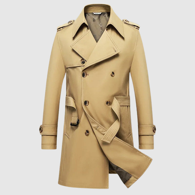 King | Men’s Timeless Double-Breasted Overcoat