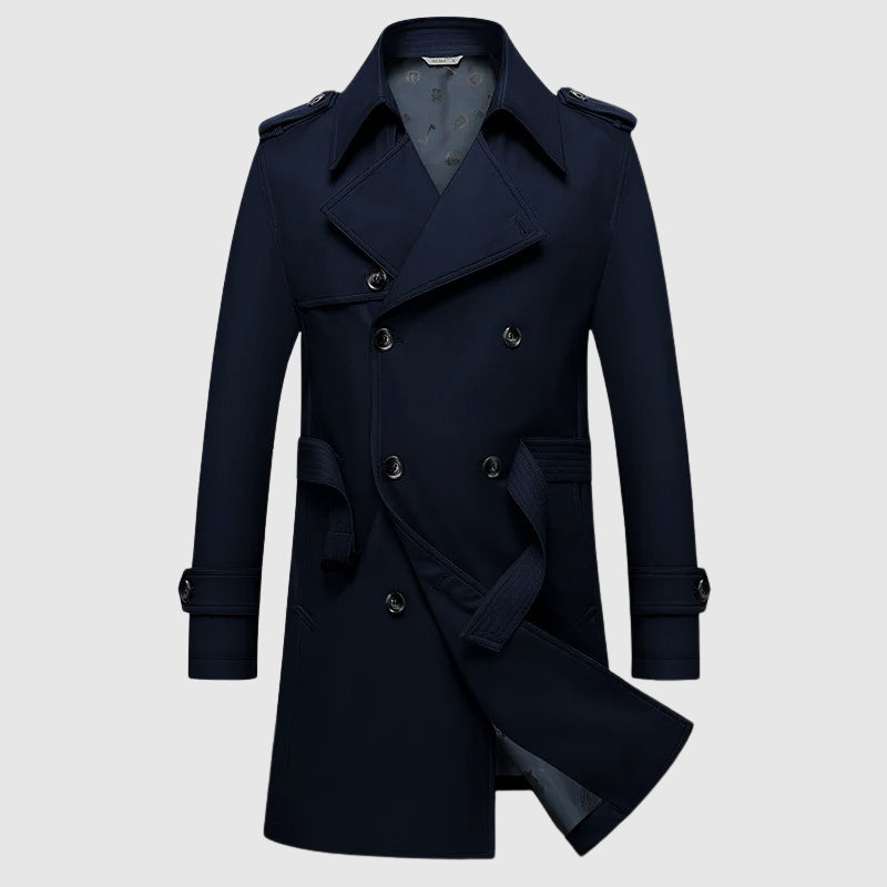 King | Men’s Timeless Double-Breasted Overcoat