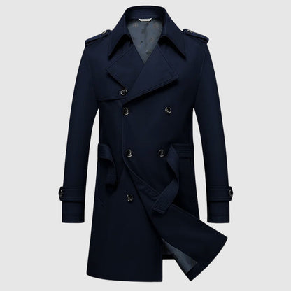 King | Men’s Timeless Double-Breasted Overcoat