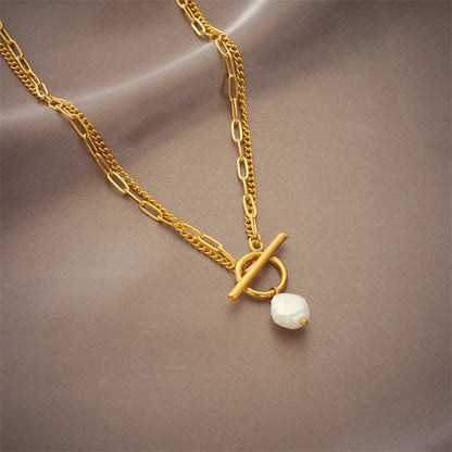 Elise | Pearl Pendant Necklace