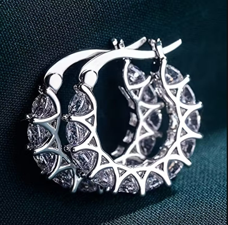 Elena | Hoop earrings for women jewelry