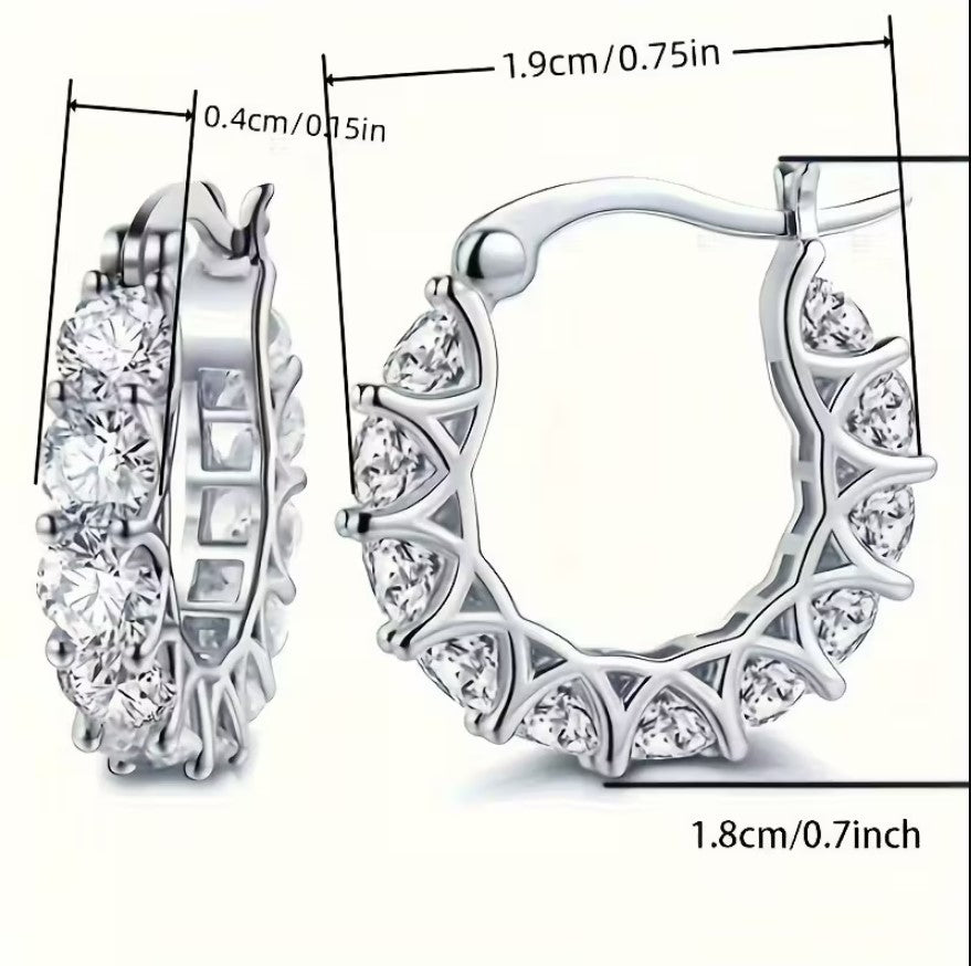 Elena | Hoop earrings for women jewelry