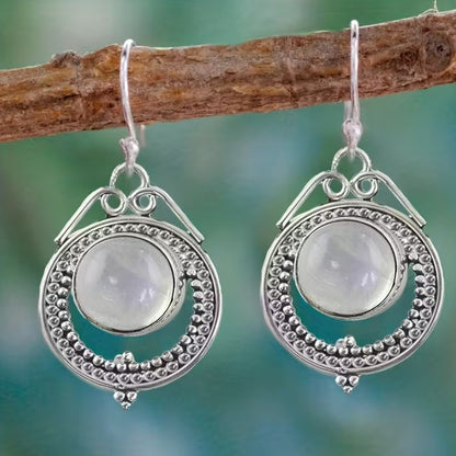 Claire | moonstone vintage earrings