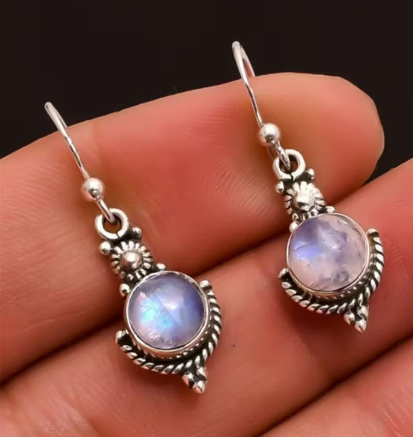 Claire | moonstone vintage earrings