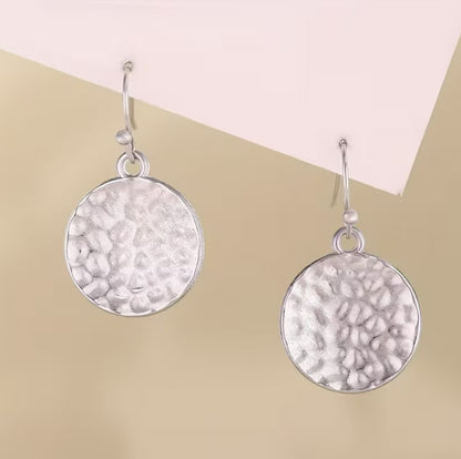 Nora | minimalist golden concave & convex earrings