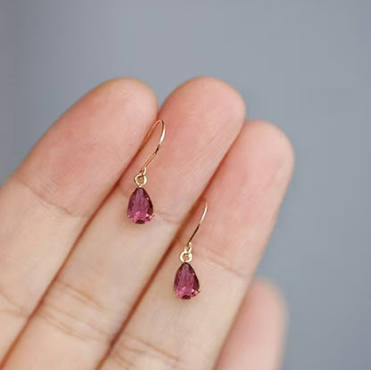 Elisa | Silver teardrop earrings