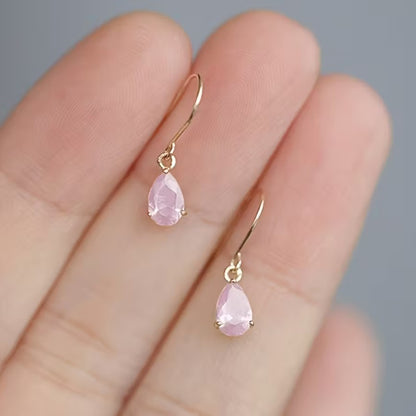 Elisa | Silver teardrop earrings