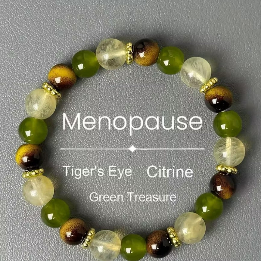 Iris | tiger’s eye & citrine balancing bracelet