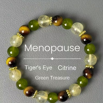 Iris | tiger’s eye & citrine balancing bracelet
