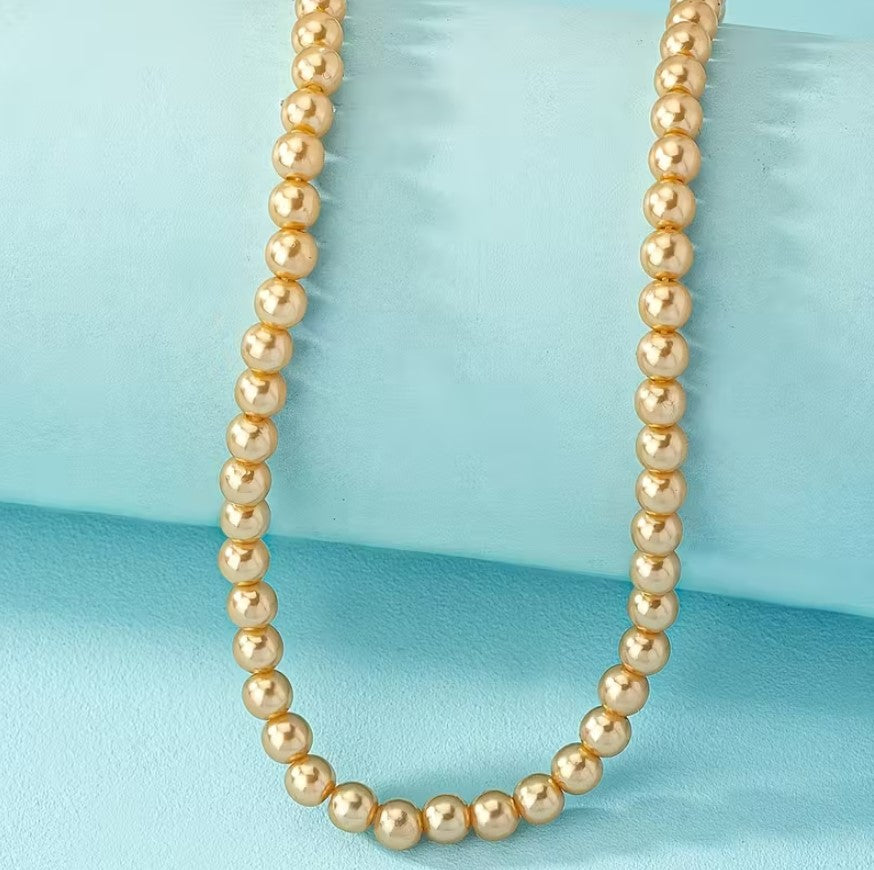 Noelle | french-style ball necklace