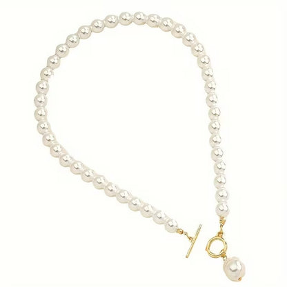 Vivienne | Baroque Pearl Necklace & Earrings Set