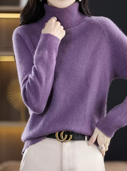 Noémie | Lapel Collar Loose Fit Sweater