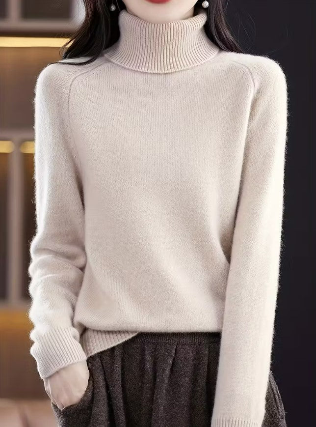 Noémie | Lapel Collar Loose Fit Sweater