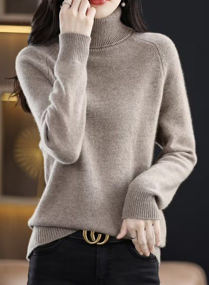Noémie | Lapel Collar Loose Fit Sweater
