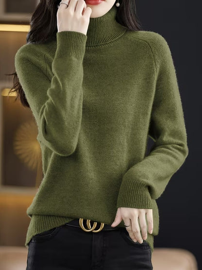 Noémie | Lapel Collar Loose Fit Sweater