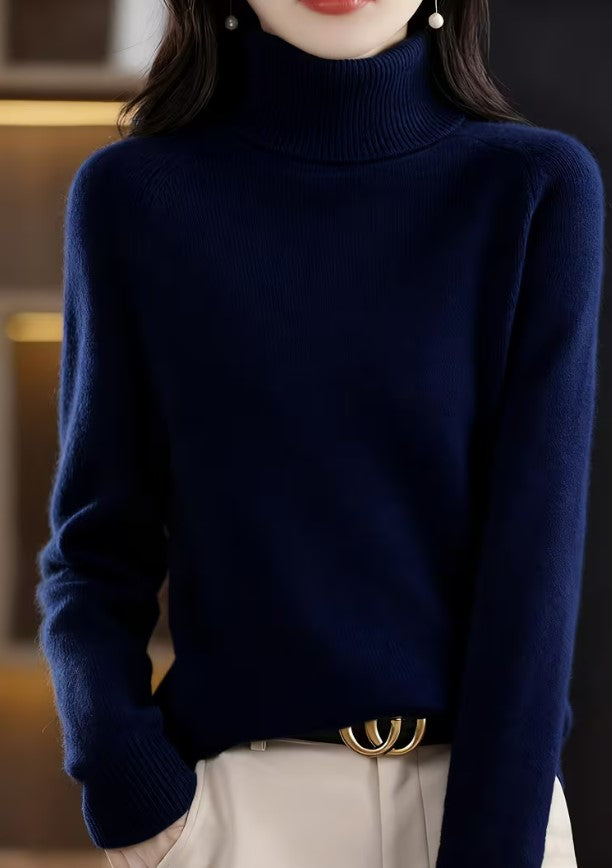 Noémie | Lapel Collar Loose Fit Sweater