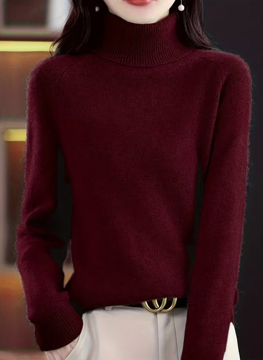 Noémie | Lapel Collar Loose Fit Sweater