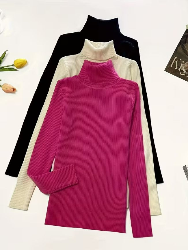 Sol | 3-Piece High Collar Pullover Set