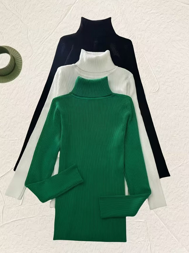 Sol | 3-Piece High Collar Pullover Set