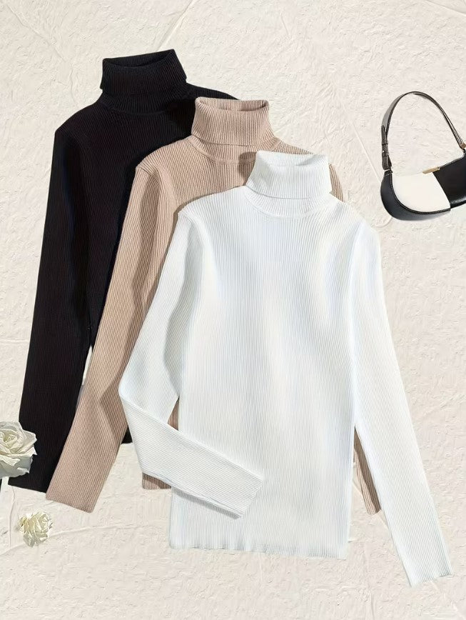 Sol | 3-Piece High Collar Pullover Set
