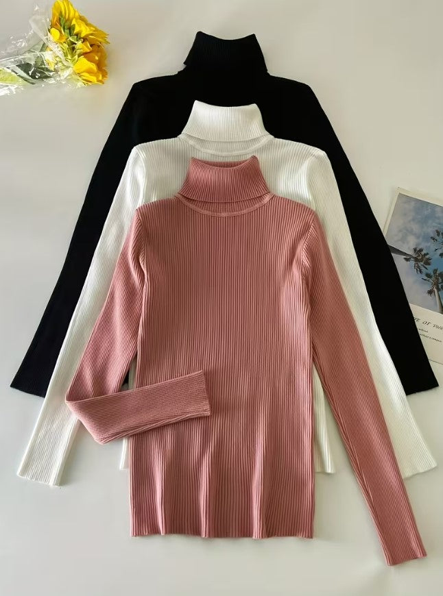 Sol | 3-Piece High Collar Pullover Set