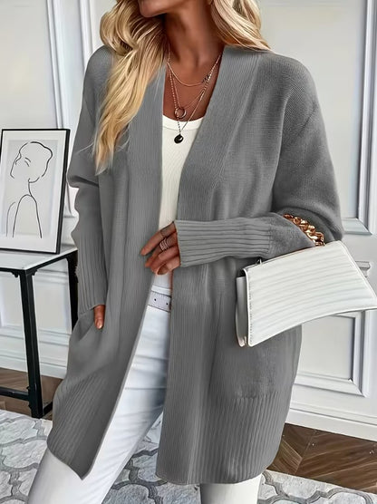Nelly| V-Neck Long Cardigan Sweater