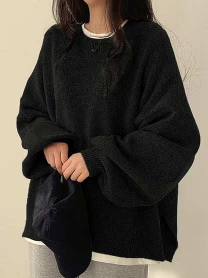 Arielle | Split Detail Crew Neck Sweater