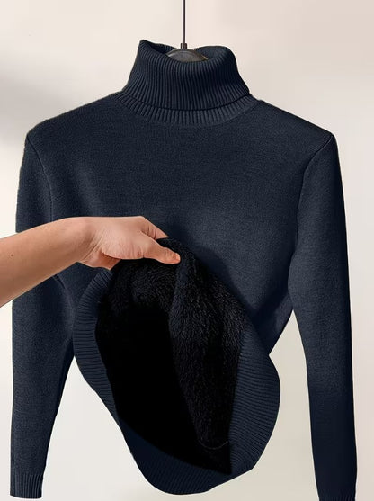 Salma | Casual High Neck Turtleneck Sweater