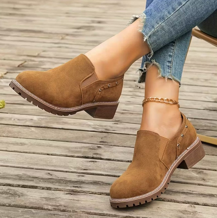 Clodagh | Elastic Flat Shoes with Low Heels