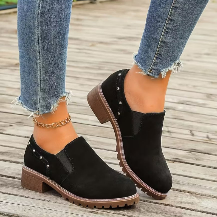 Clodagh | Elastic Flat Shoes with Low Heels