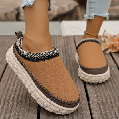 Niamh | Vintage Slip-On Platform Casual Shoes
