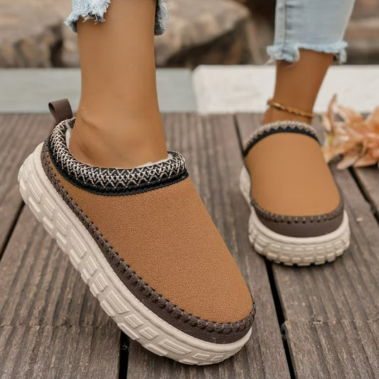 Niamh | Vintage Slip-On Platform Casual Shoes