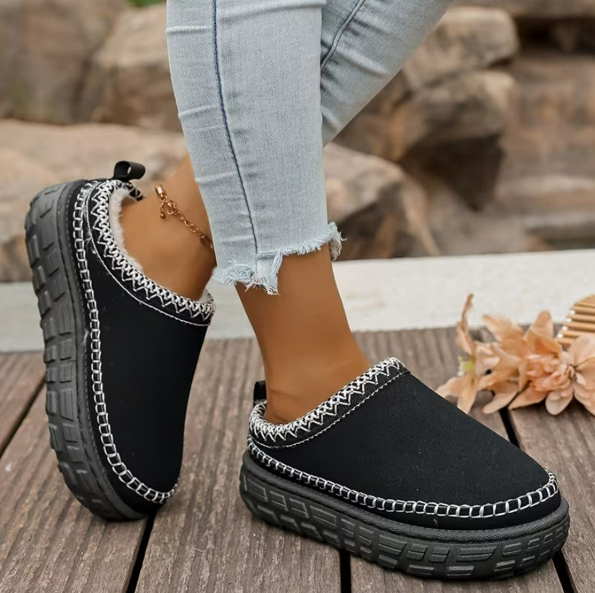 Niamh | Vintage Slip-On Platform Casual Shoes