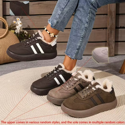 Caoimhe | Warm Winter Short Lace-Up Boots with Soft Soles