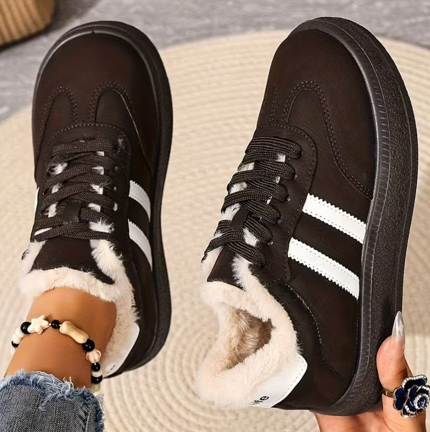 Caoimhe | Warm Winter Short Lace-Up Boots with Soft Soles