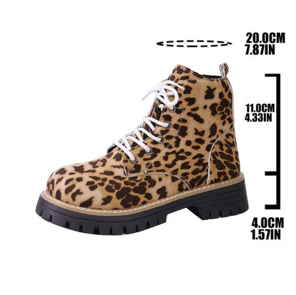 Orlaith | Leopard Print Lightweight Fashion Boots