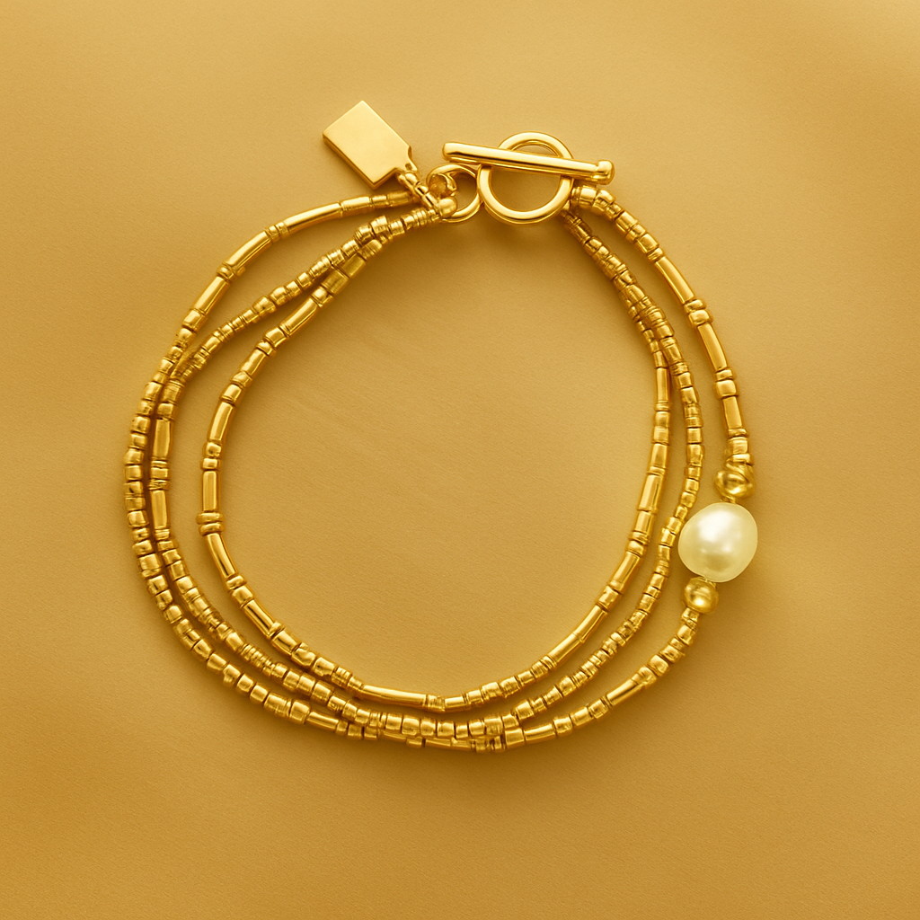 Vintage Pearl Bracelet Set